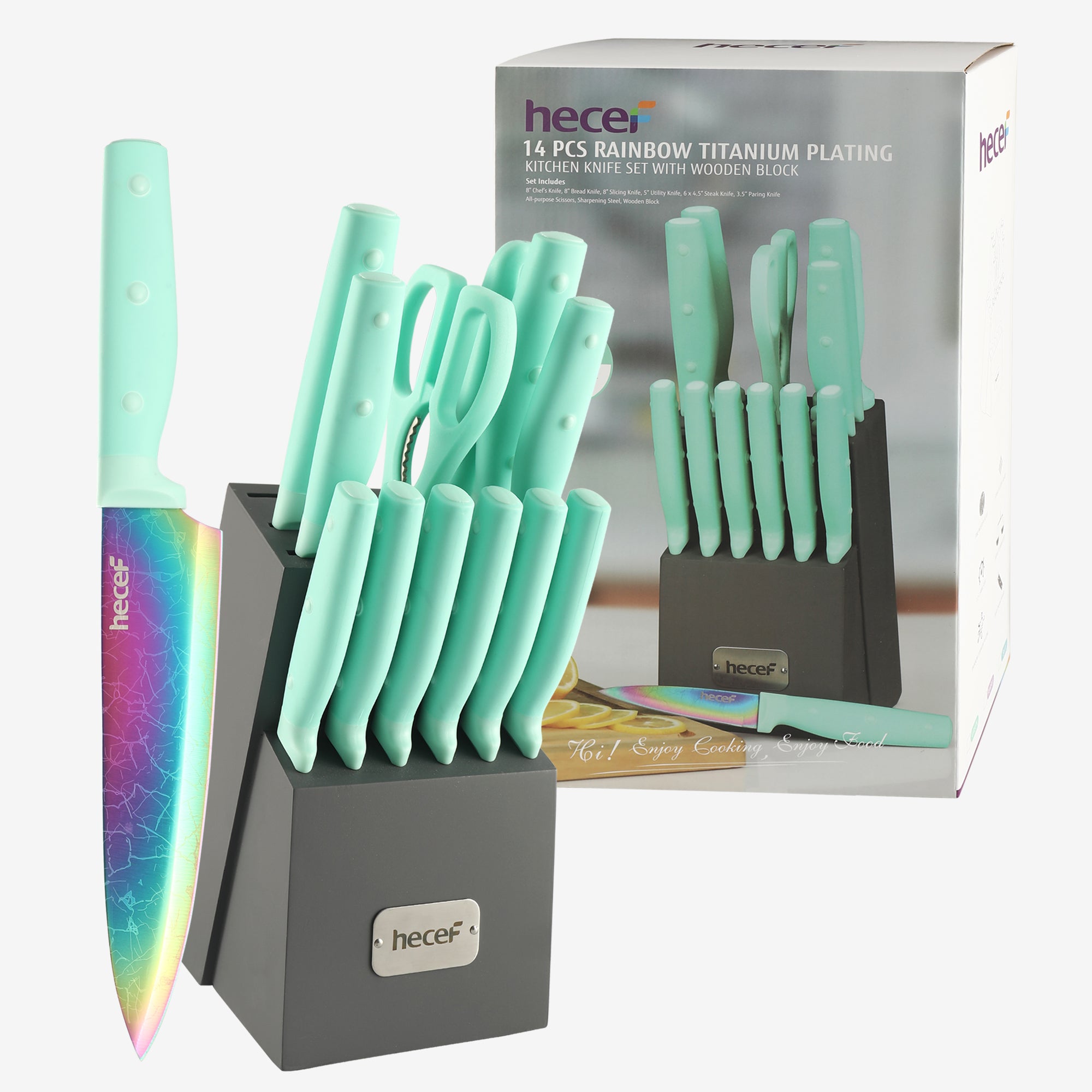 {Hecef Kitchenware}{knife}{cheese board}
