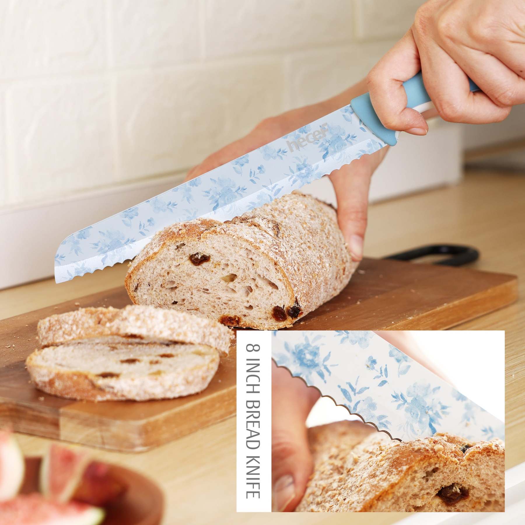 {Hecef Kitchenware}{knife}{cheese board}
