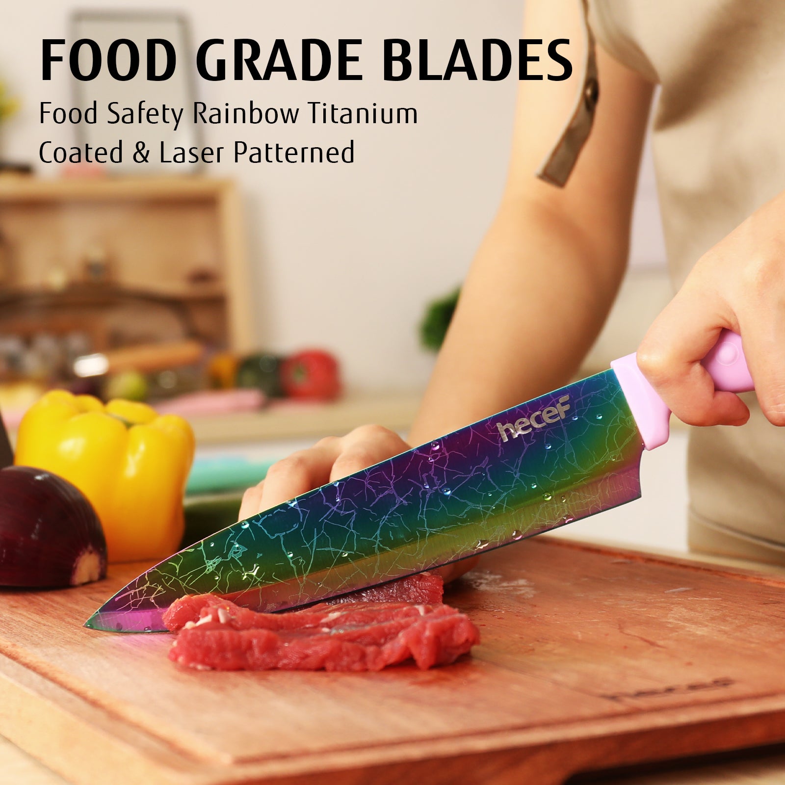 {Hecef Kitchenware}{knife}{cheese board}