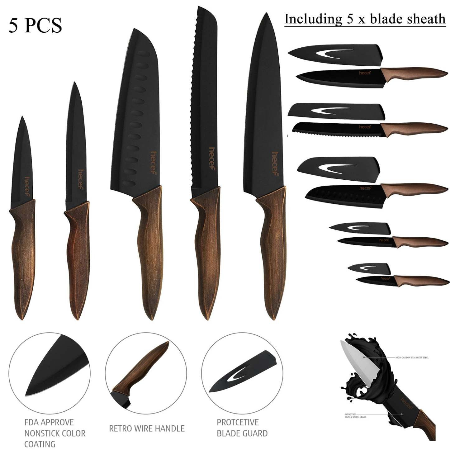 {Hecef Kitchenware}{knife}{cheese board}