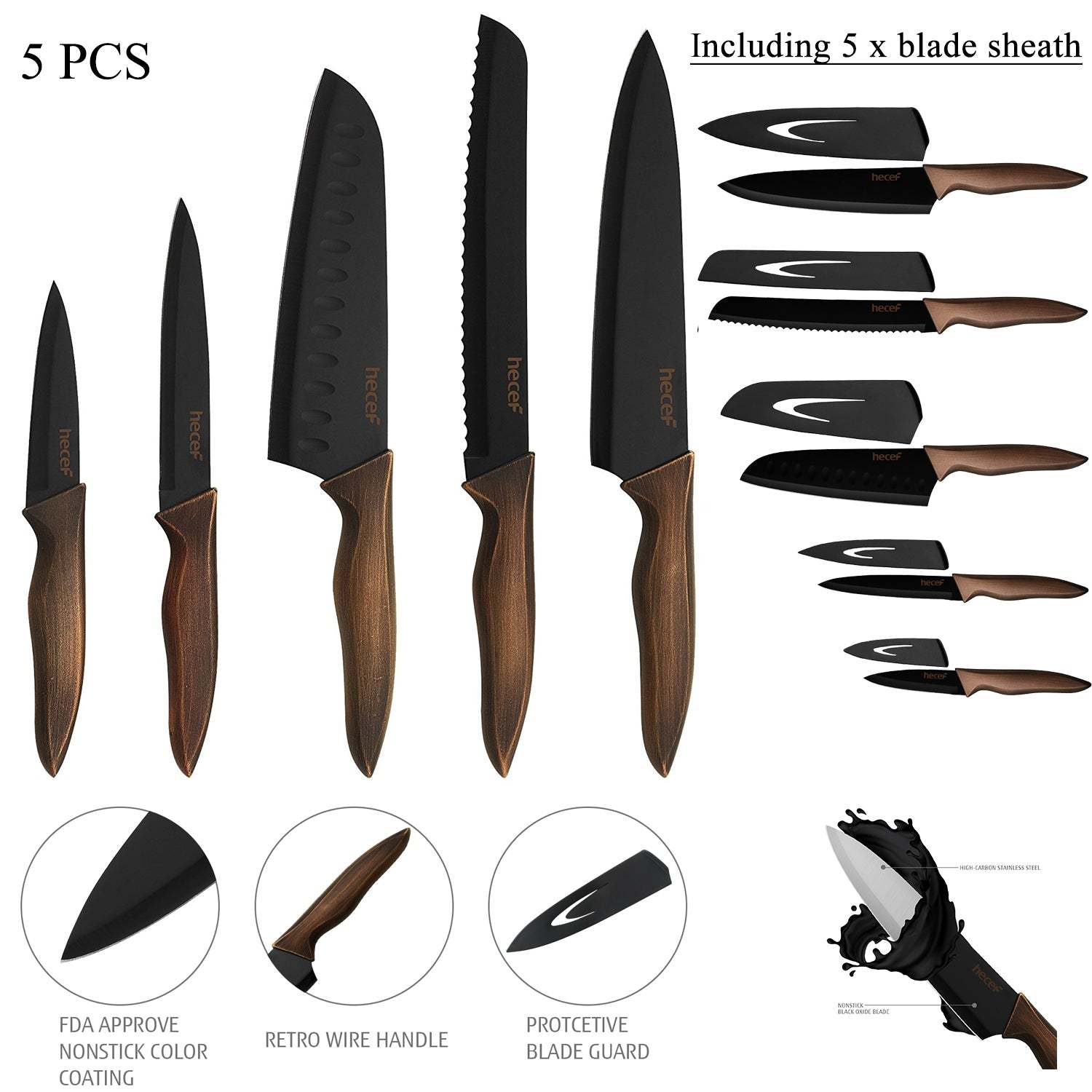 {Hecef Kitchenware}{knife}{cheese board}