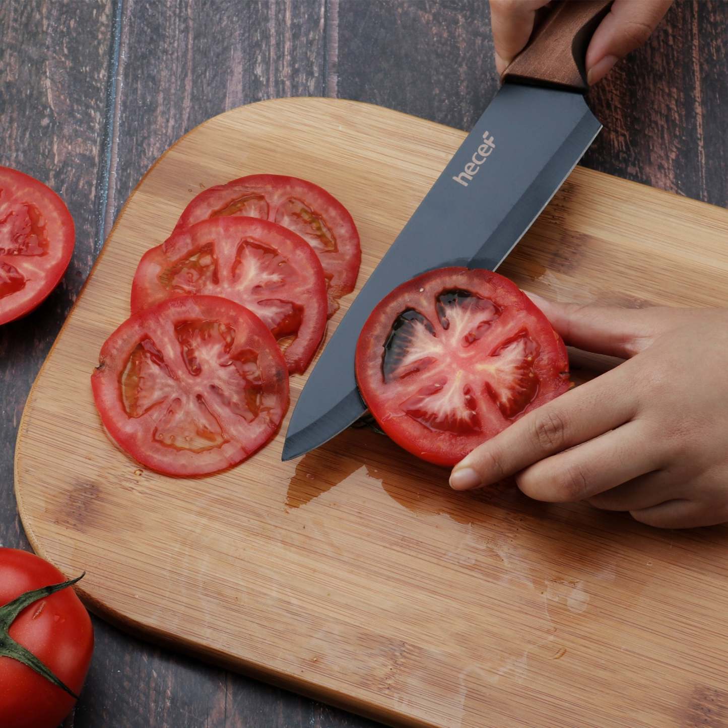 {Hecef Kitchenware}{knife}{cheese board}