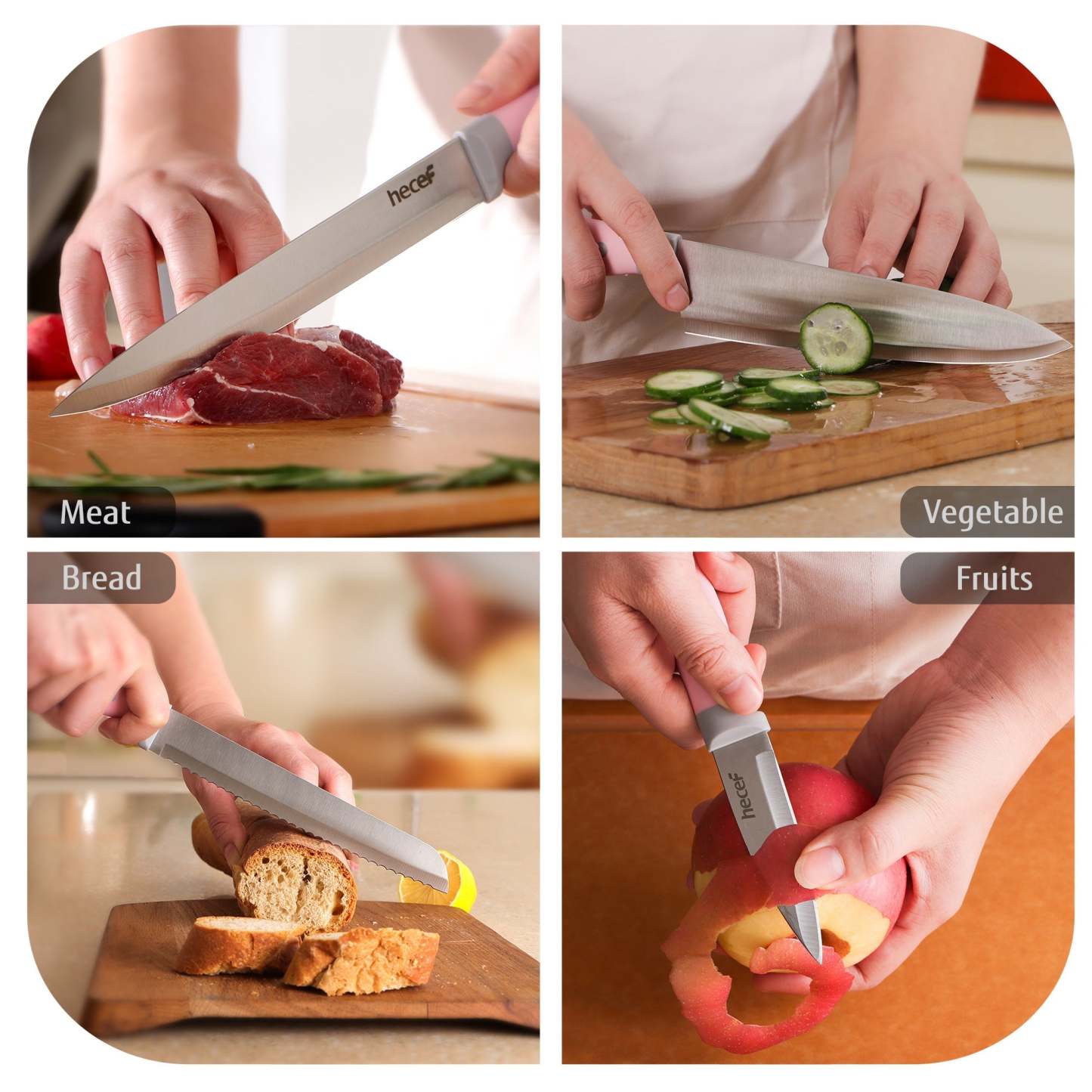 {Hecef Kitchenware}{knife}{cheese board}