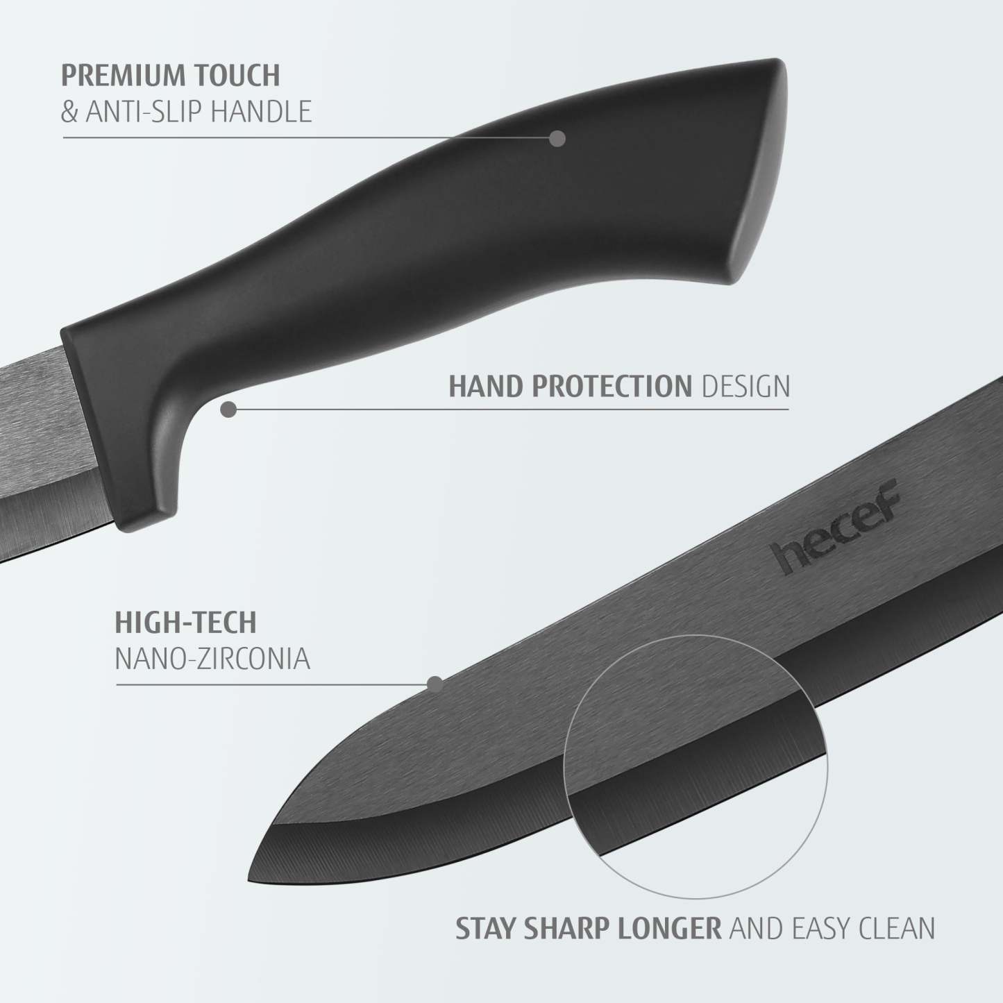 {Hecef Kitchenware}{knife}{cheese board}