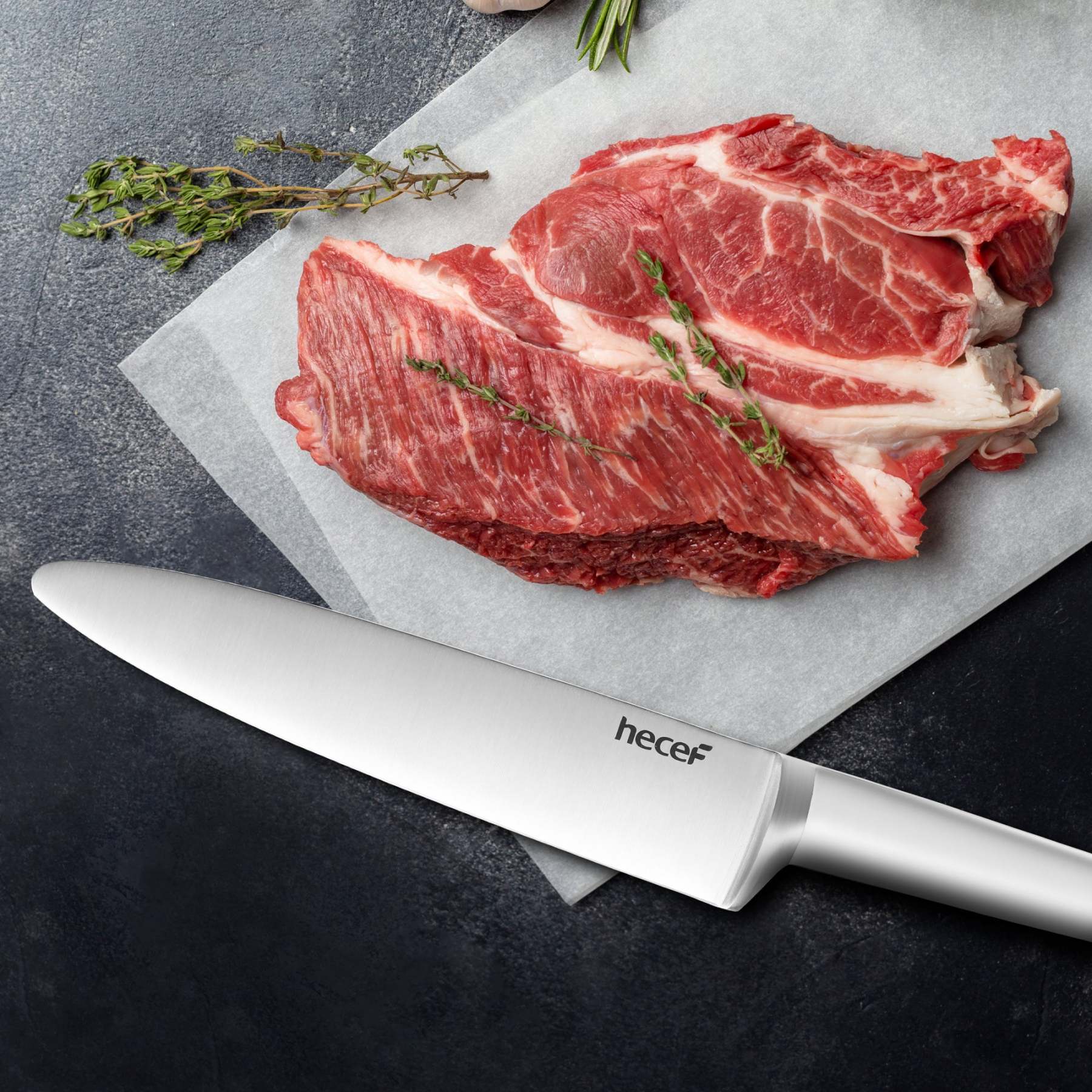 {Hecef Kitchenware}{knife}{cheese board}