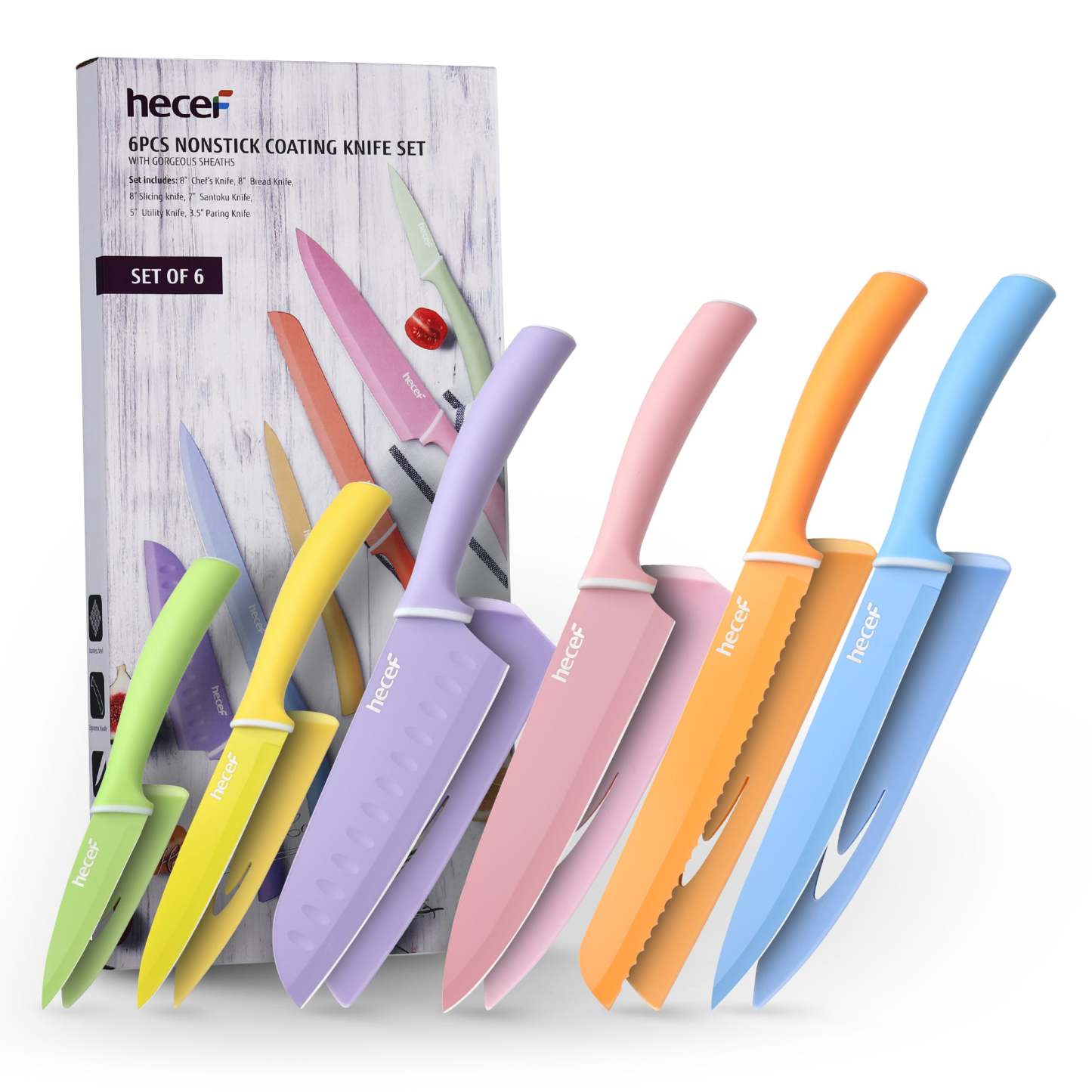 {Hecef Kitchenware}{knife}{cheese board}