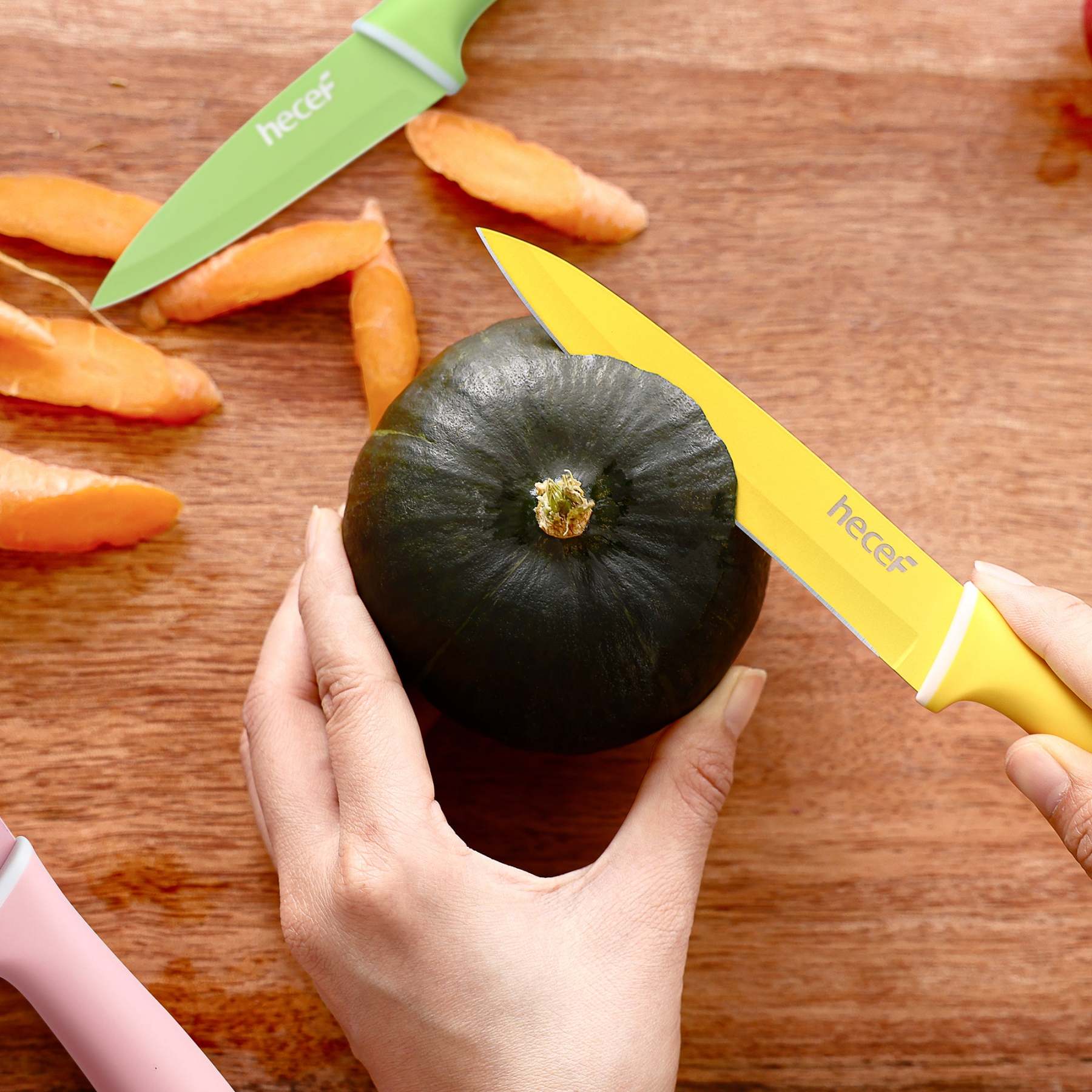 {Hecef Kitchenware}{knife}{cheese board}