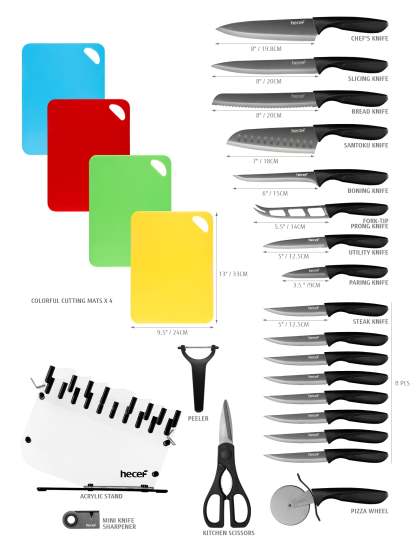 {Hecef Kitchenware}{knife}{cheese board}