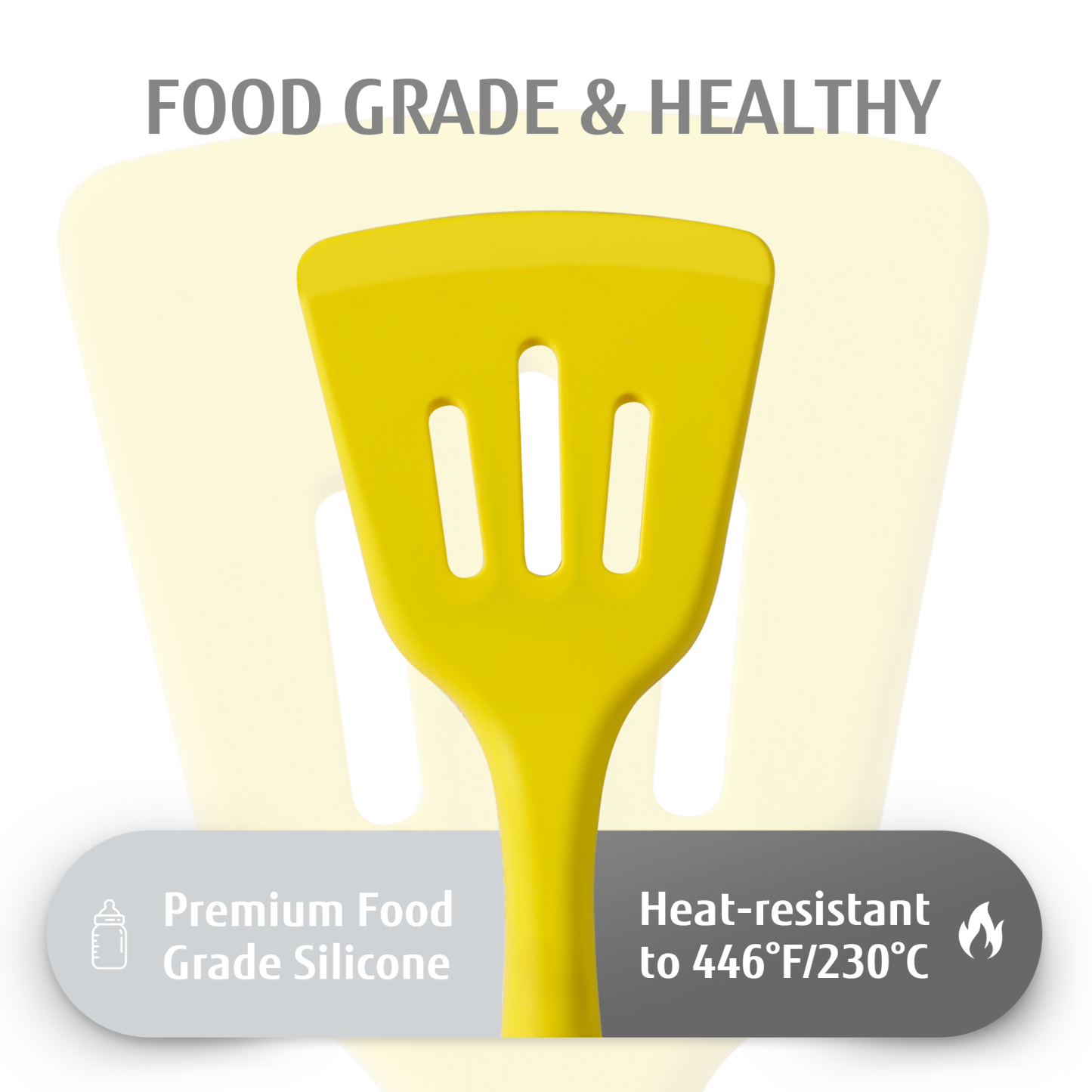 Hecef 32 PCS Silicone Cooking Utensils Set, 446°F Heat Resistant Turner Tongs,Spatula,Spoon,Brush,Whisk