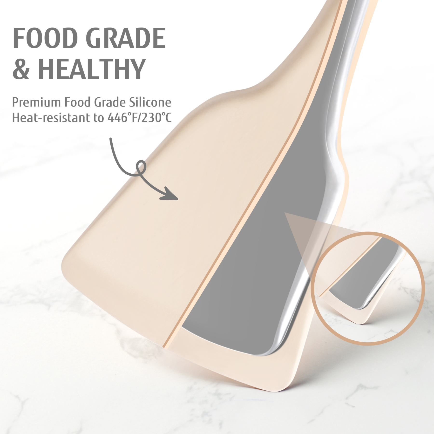 Hecef 32 Piece Kitchen Utensils Set, Food Grade Silicone Cooking Gadgets Tools with Holder
