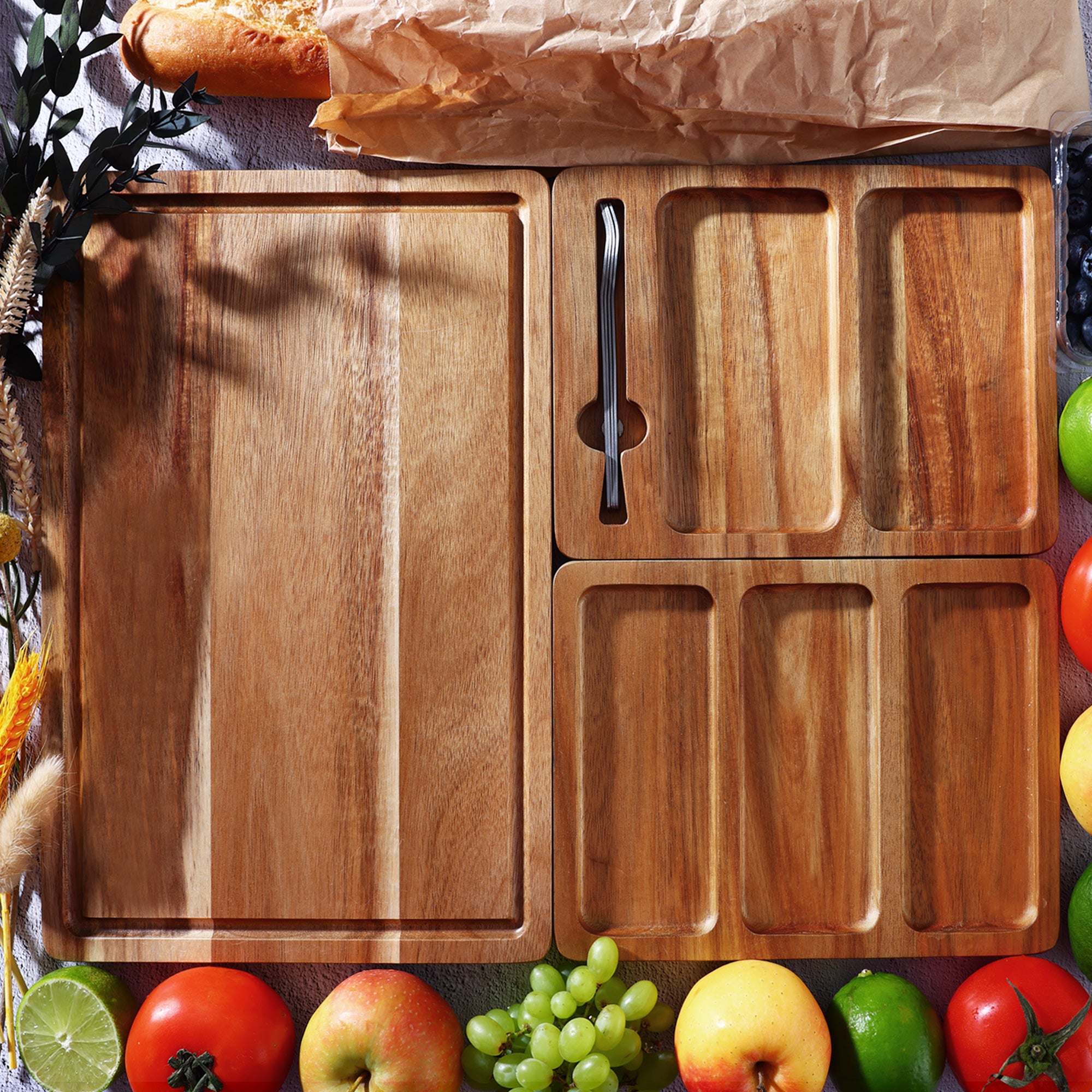 {Hecef Kitchenware}{knife}{cheese board}