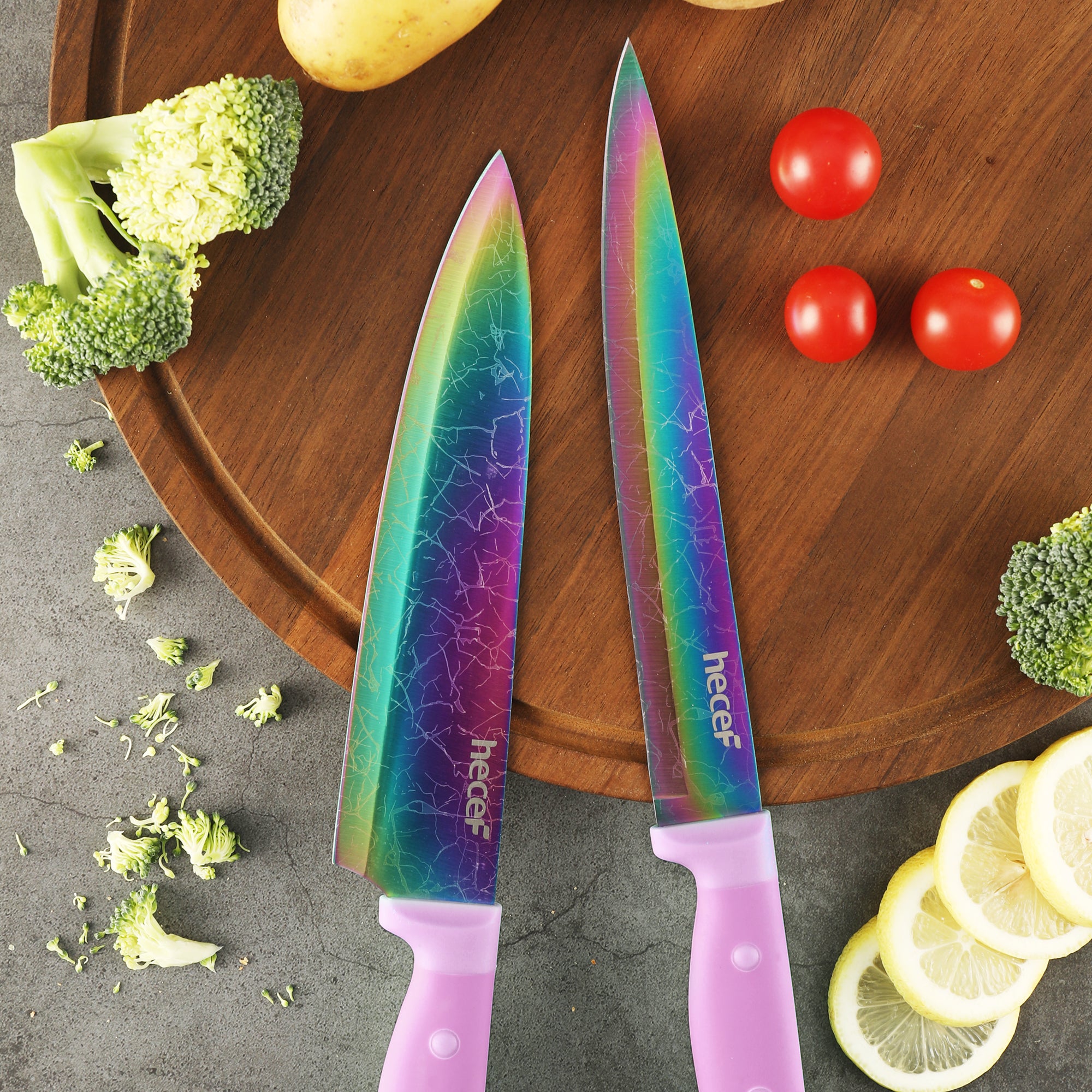 {Hecef Kitchenware}{knife}{cheese board}
