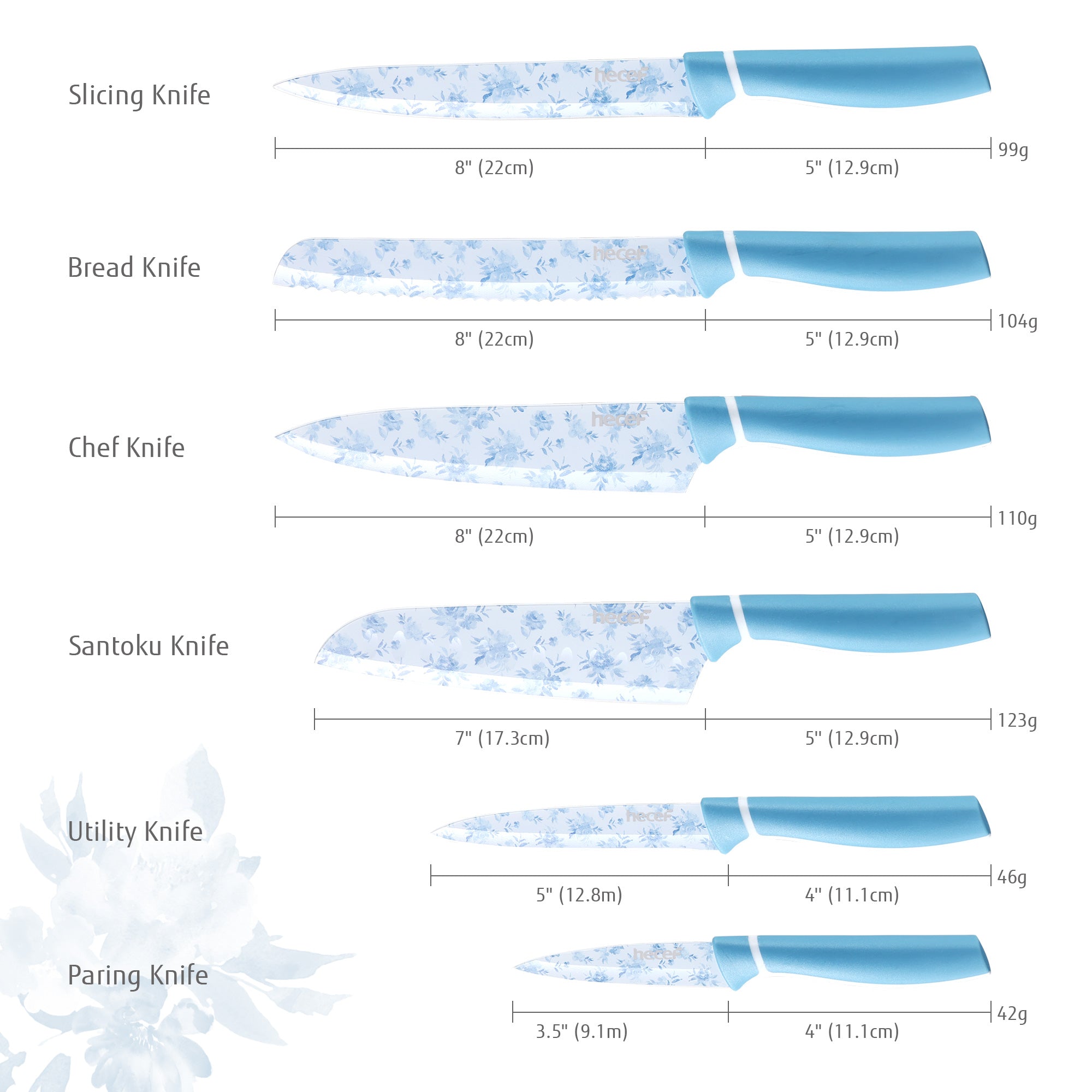 {Hecef Kitchenware}{knife}{cheese board}