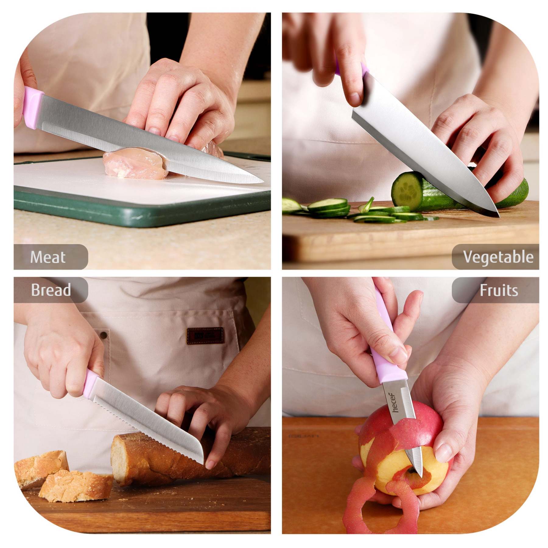 {Hecef Kitchenware}{knife}{cheese board}