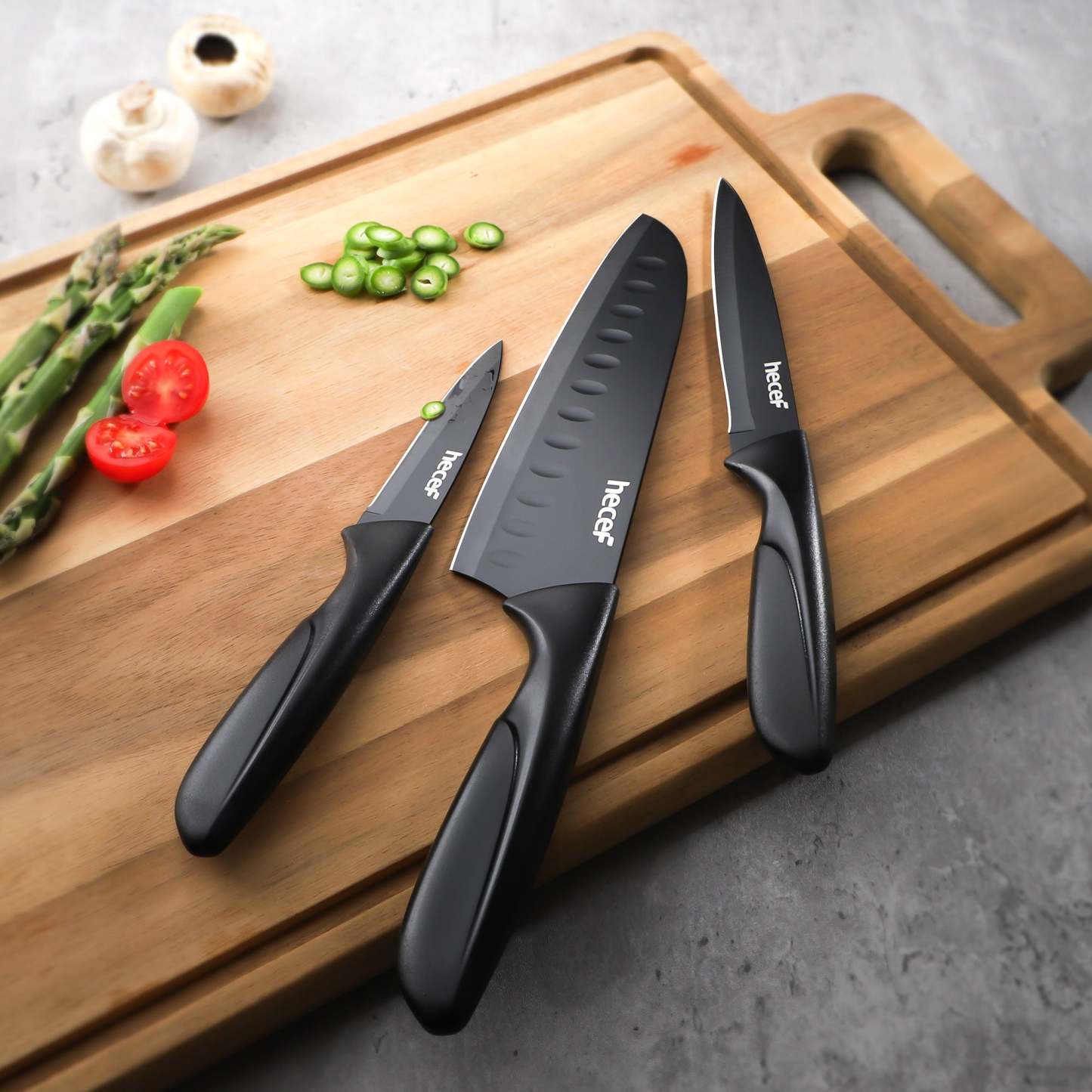 {Hecef Kitchenware}{knife}{cheese board}