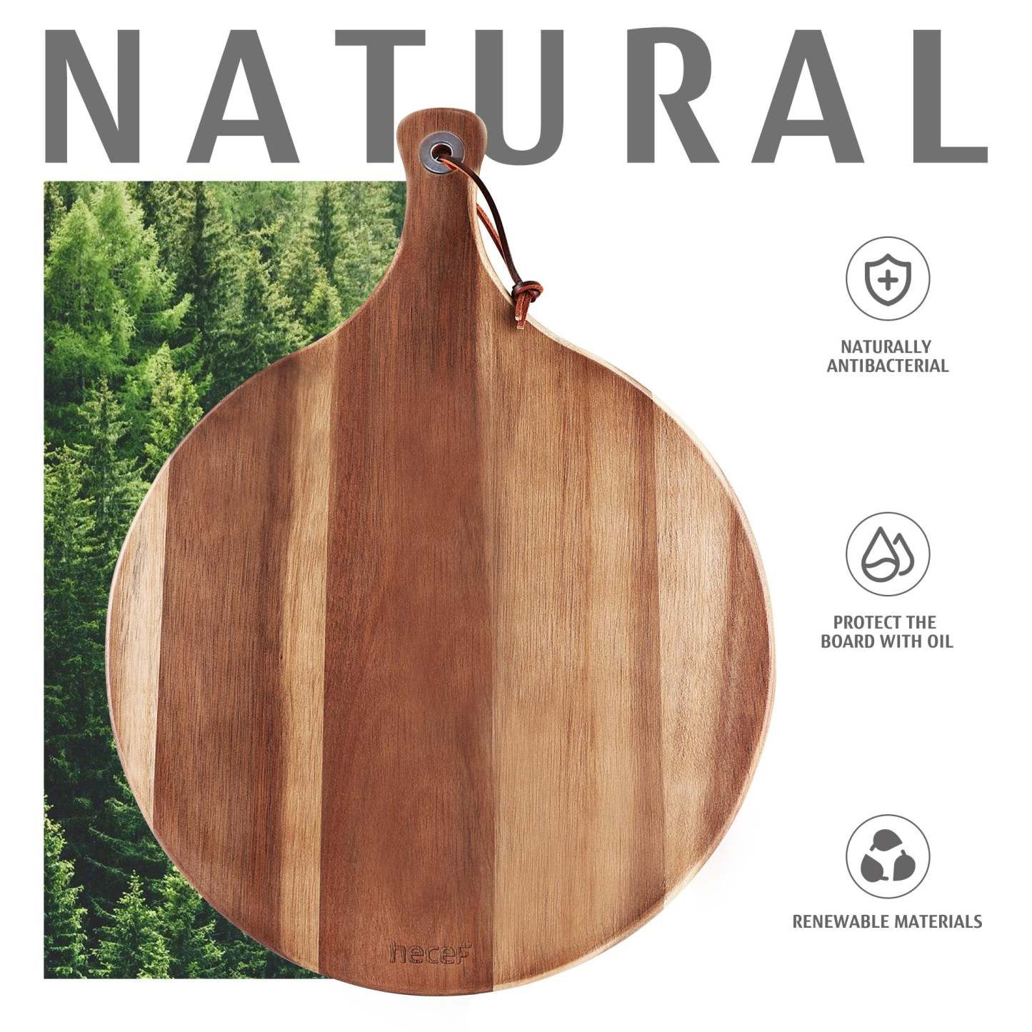 {Hecef Kitchenware}{knife}{cheese board}