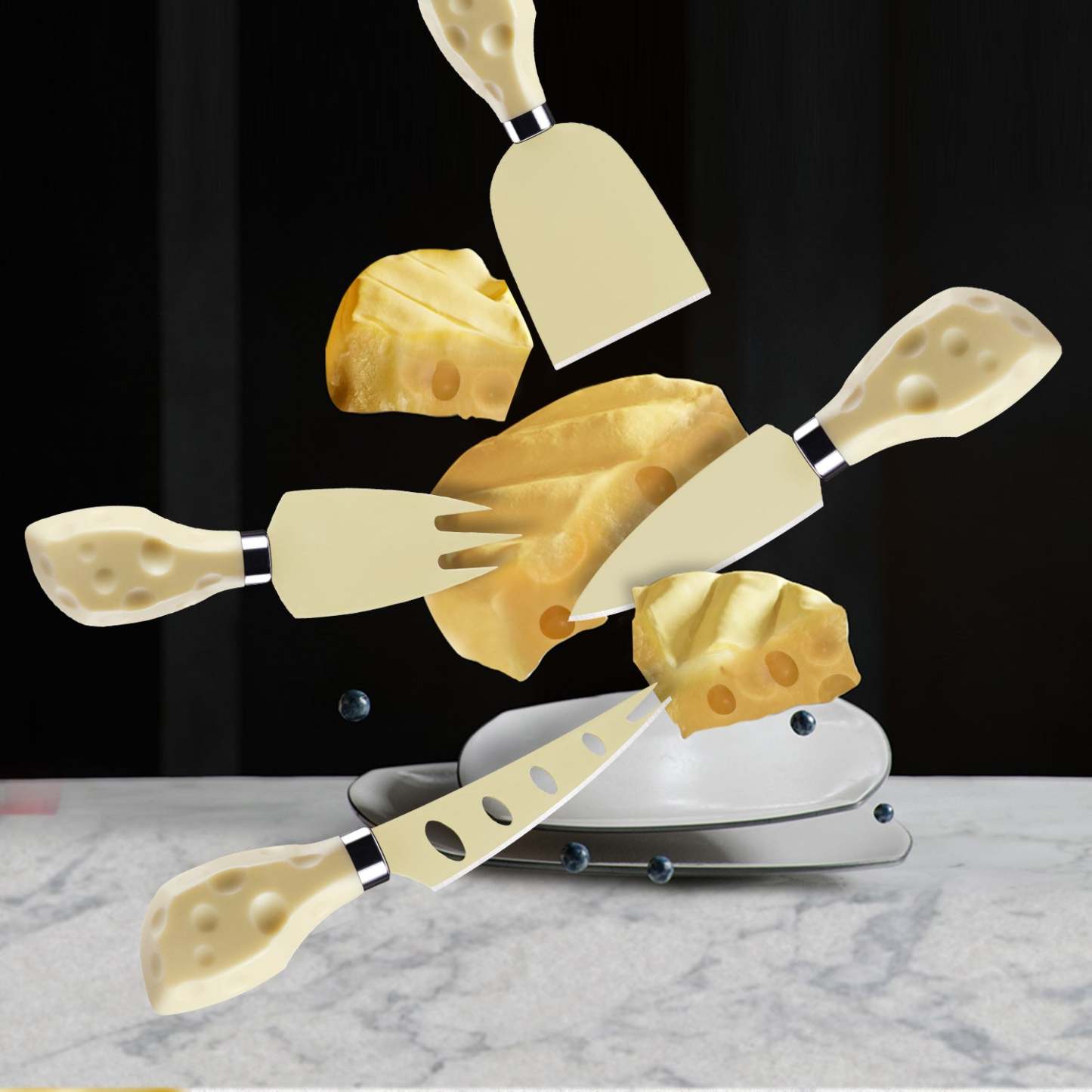 {Hecef Kitchenware}{knife}{cheese board}