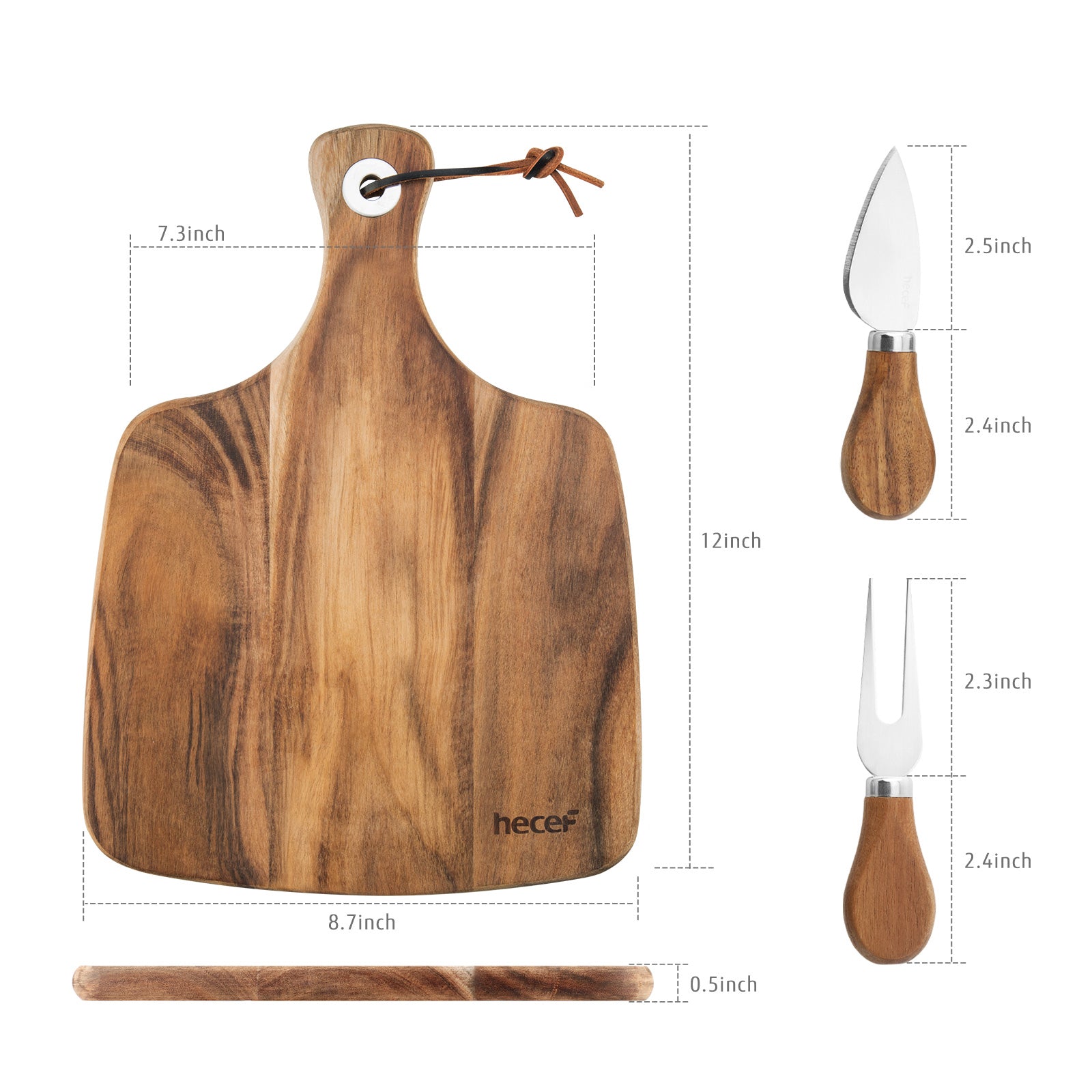 {Hecef Kitchenware}{knife}{cheese board}