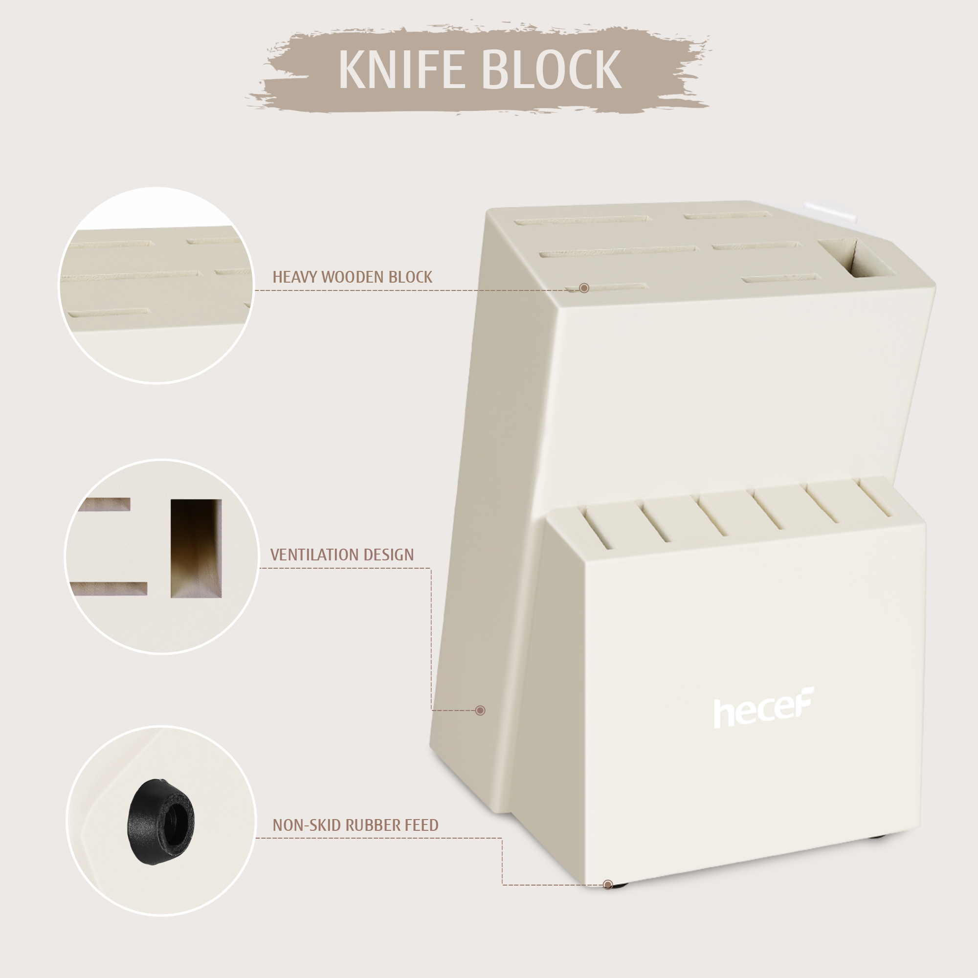 {Hecef Kitchenware}{knife}{cheese board}