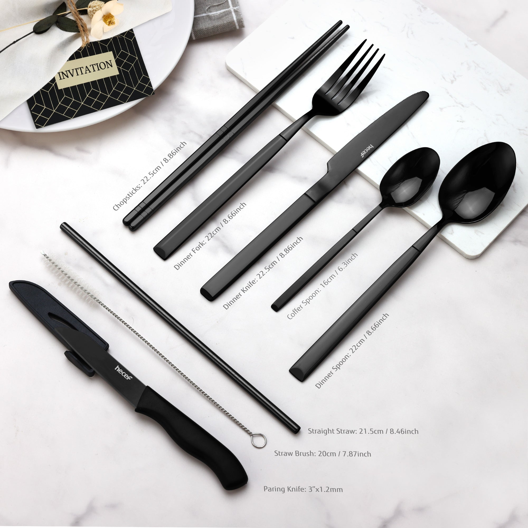 {Hecef Kitchenware}{knife}{cheese board}