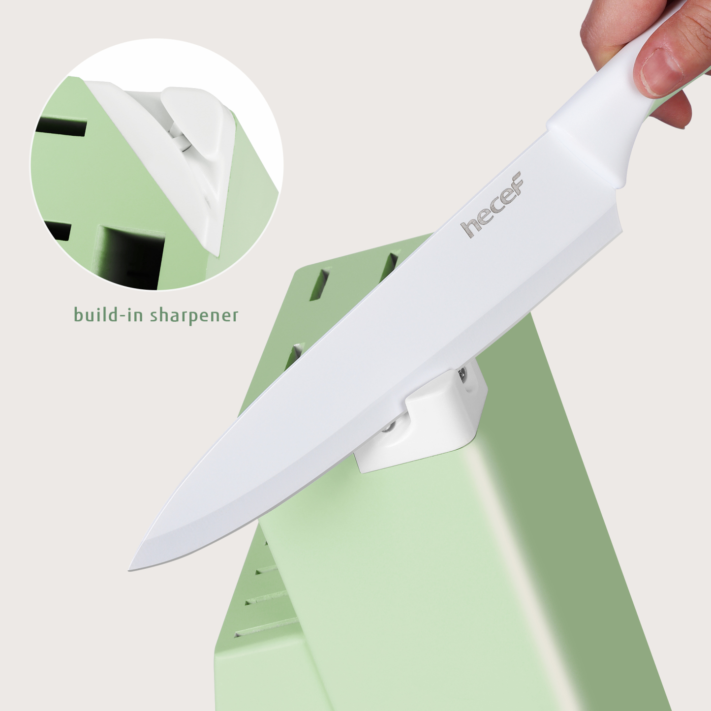 {Hecef Kitchenware}{knife}{cheese board}