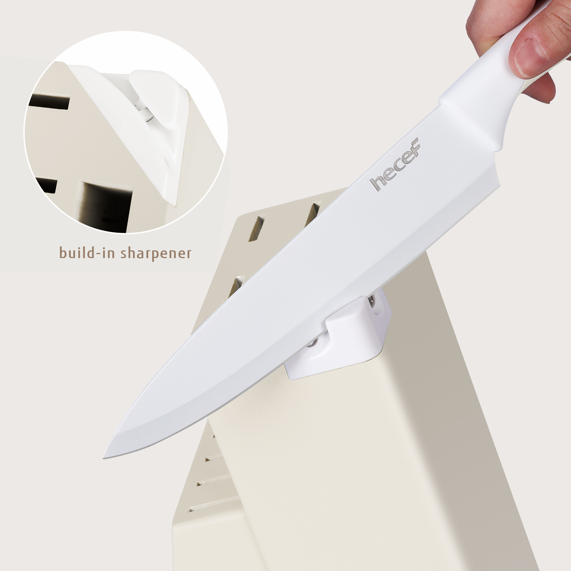 {Hecef Kitchenware}{knife}{cheese board}