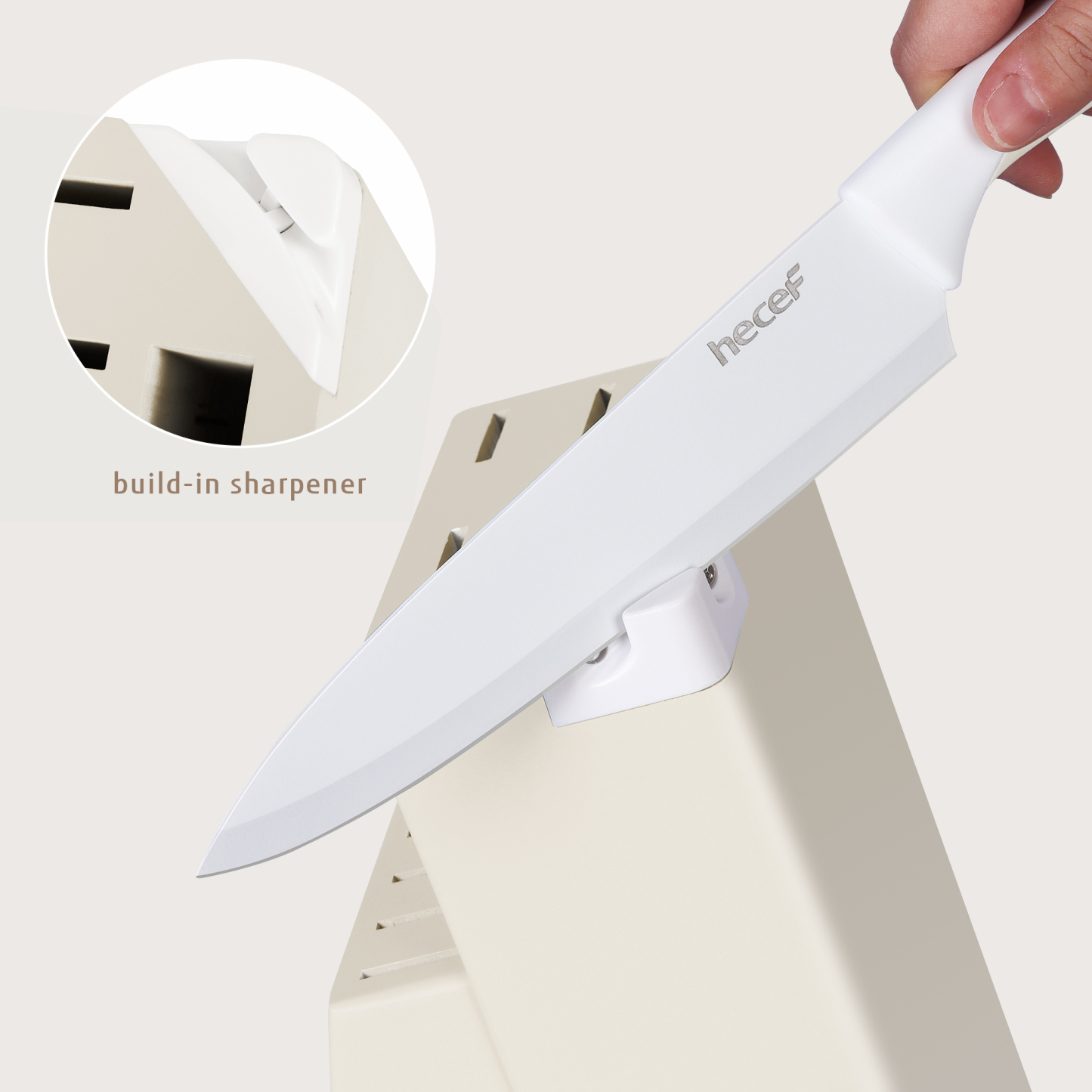 {Hecef Kitchenware}{knife}{cheese board}