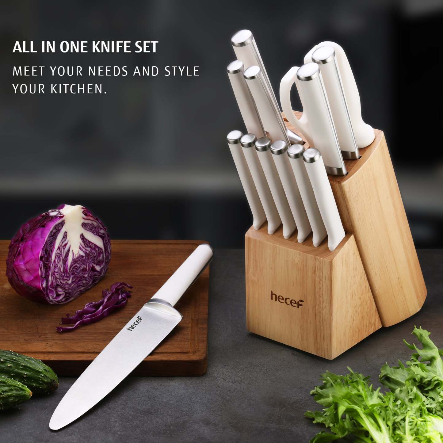 {Hecef Kitchenware}{knife}{cheese board}
