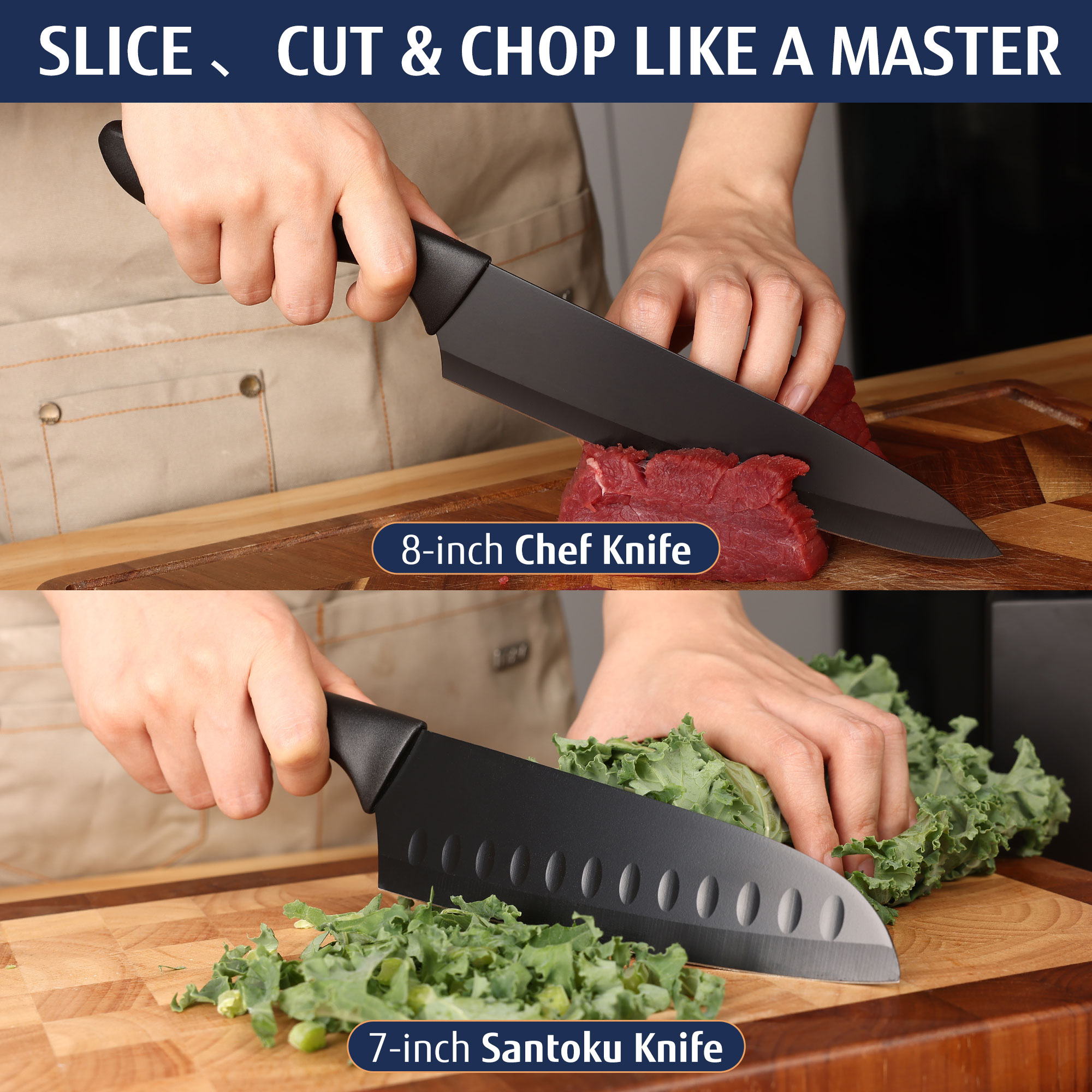 {Hecef Kitchenware}{knife}{cheese board}