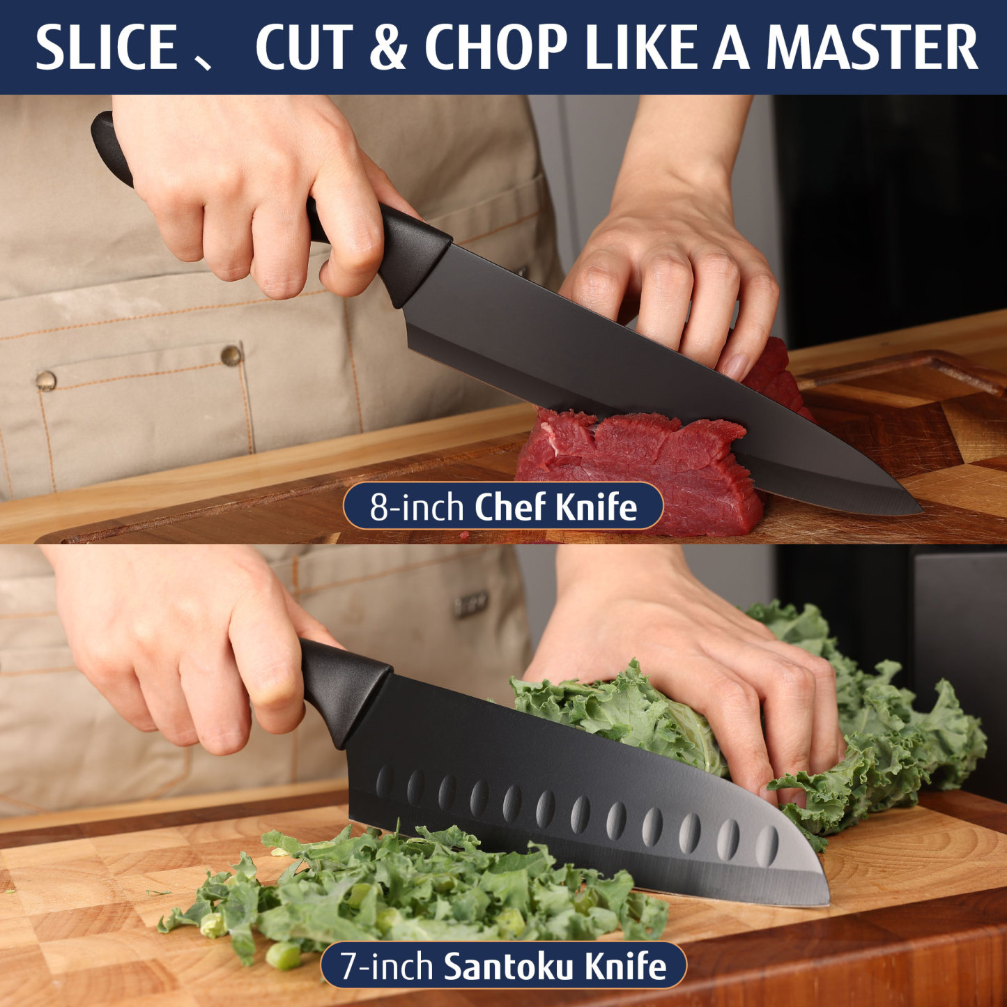 {Hecef Kitchenware}{knife}{cheese board}
