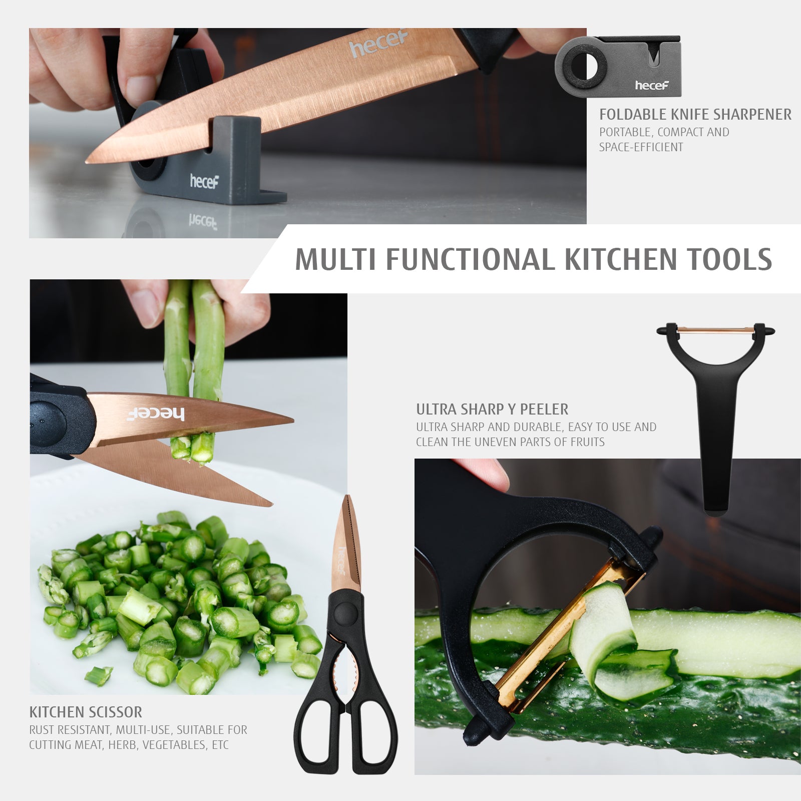 {Hecef Kitchenware}{knife}{cheese board}