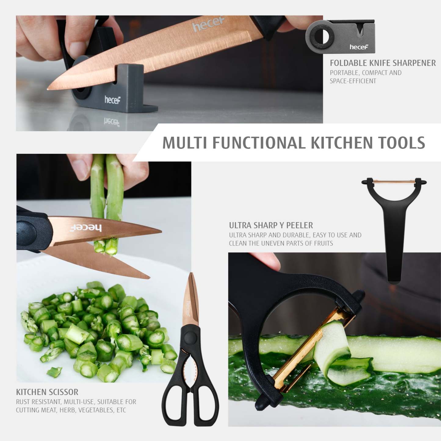 {Hecef Kitchenware}{knife}{cheese board}