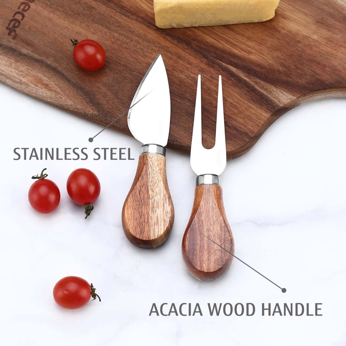 {Hecef Kitchenware}{knife}{cheese board}