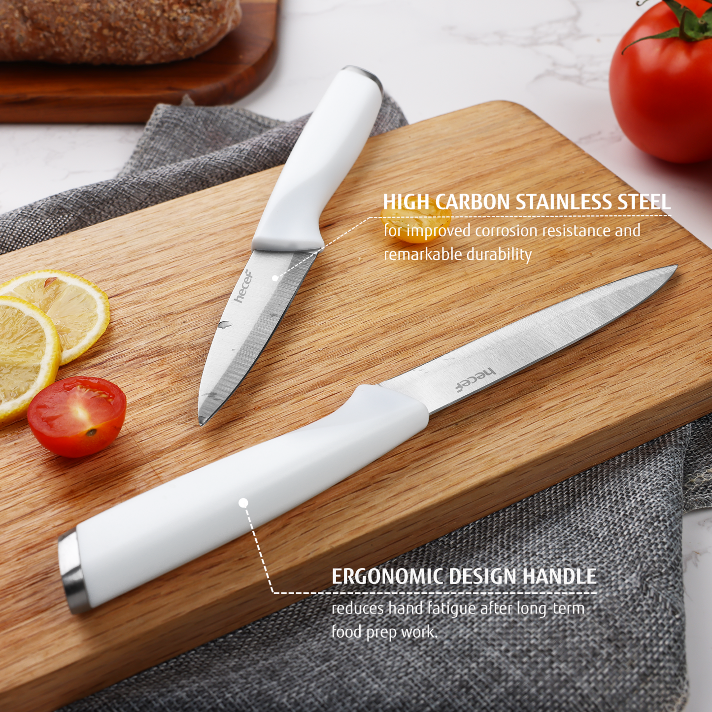 {Hecef Kitchenware}{knife}{cheese board}