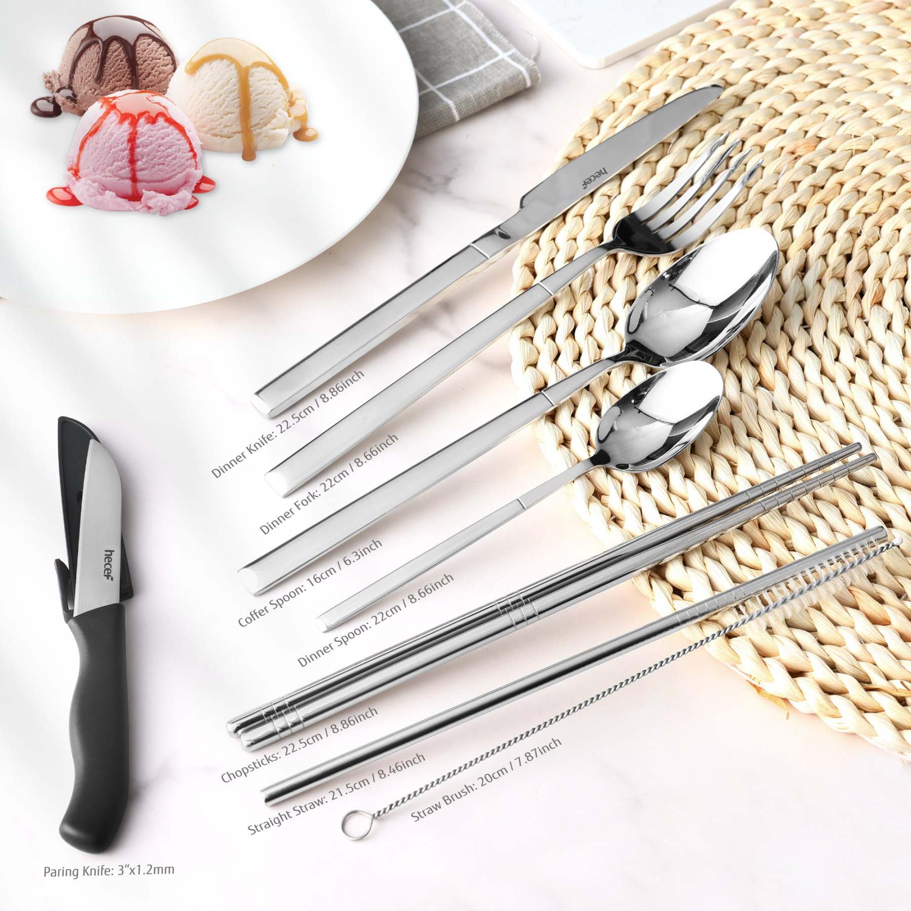 {Hecef Kitchenware}{knife}{cheese board}