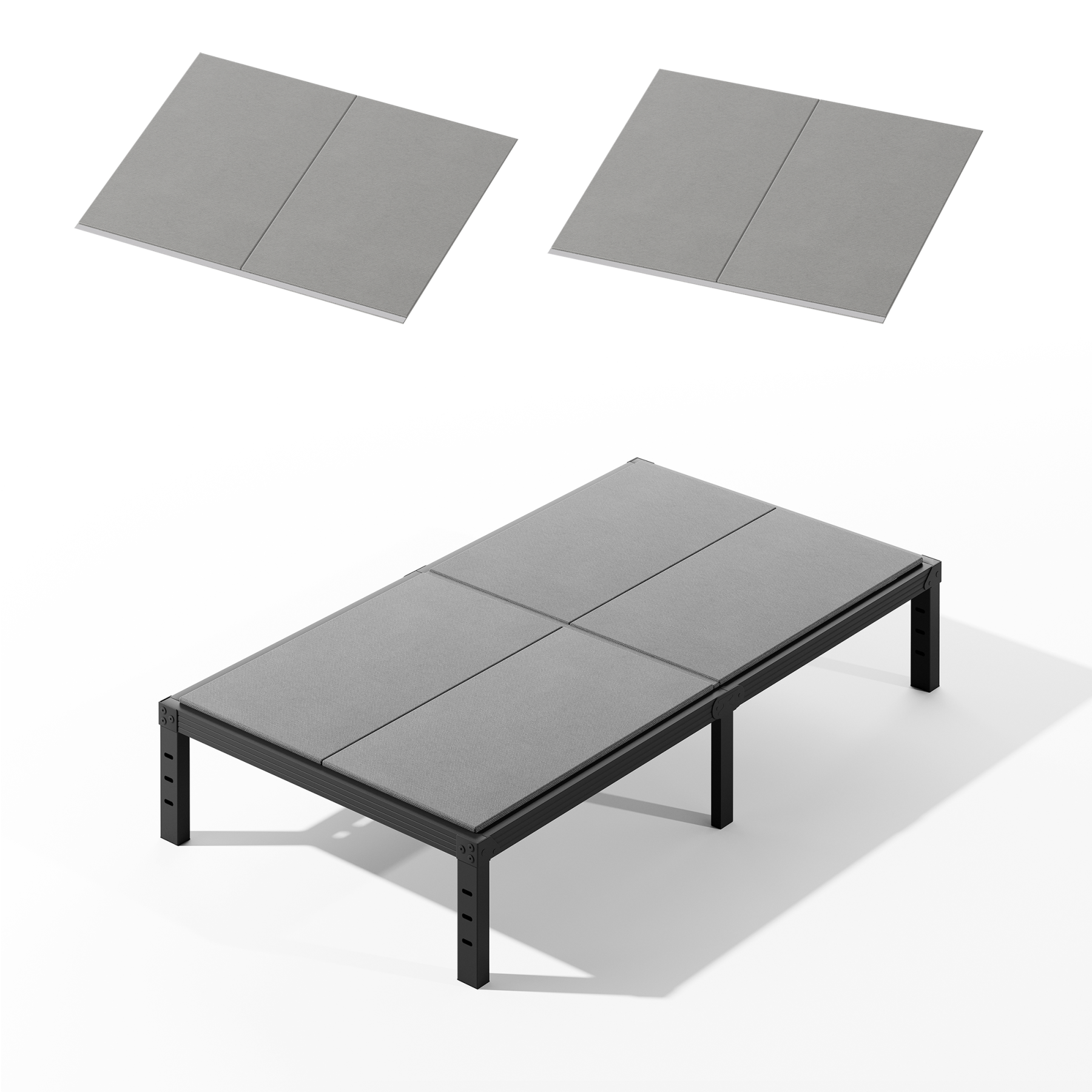 FSCHOS 8mm Twin Size Bunkie Board, Bed Board for Under Mattress Support, Minimize Noise, Fully Assembled