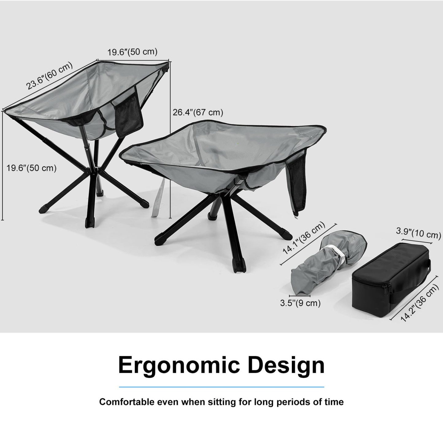 CREDIBILITATE COMPANIE Campingstuhl. Die empfohlene Gewichtskapazität beträgt 90,72 kg (getestete Gewichtsgrenze 274,88 kg)