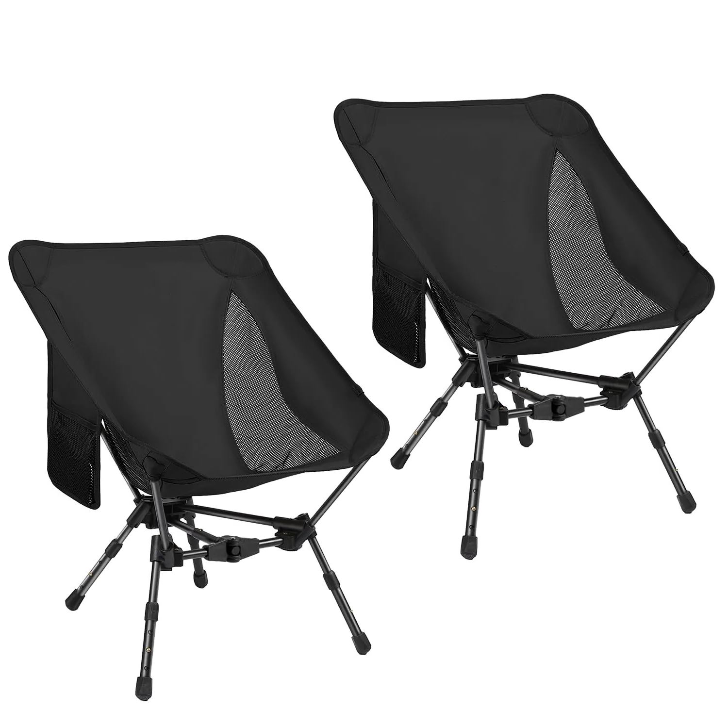 CREDIBILITATE COMPANIE Faltbarer Campingstuhl，Ultraleicht Tragbare Campingstuhl, Kleines Packmaß Stuhl mit Tragfähigkeit 180KG Tragkraft，klappstuhl,Strandstuhl