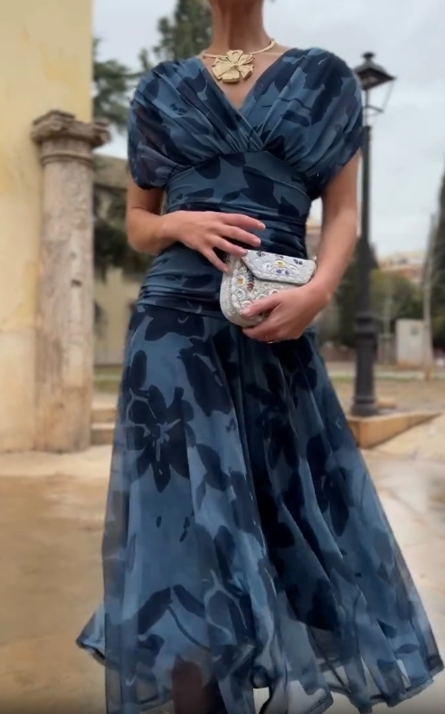 Whispers of Elegance Mesh Gown