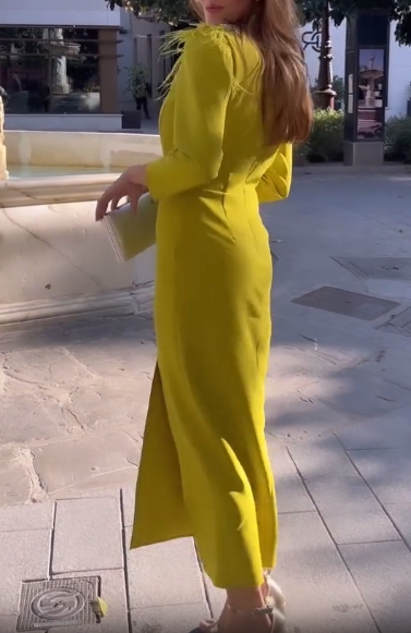 Very Peri Appliques Silver Dress