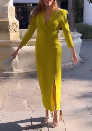 Very Peri Appliques Silver Dress