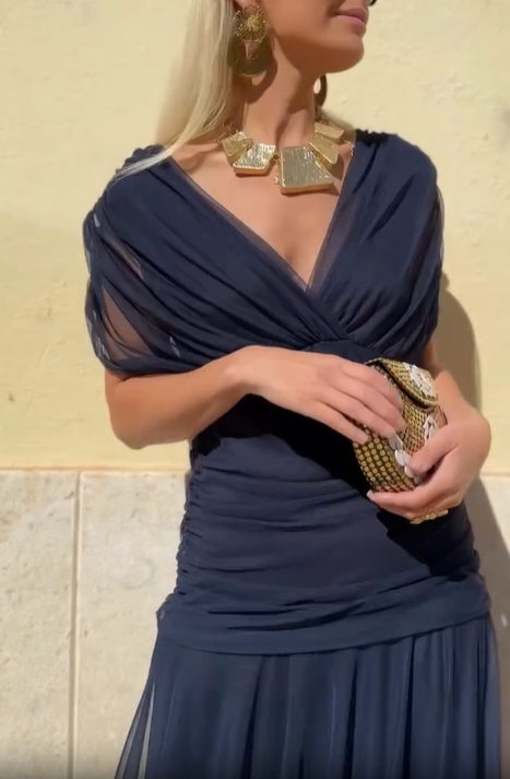 Ethereal Whisper Olive Green Dress