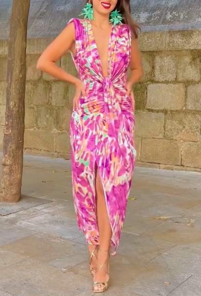 Printed Anitta Dress
