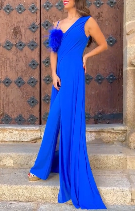 Antonella Klein Blue Jumpsuit