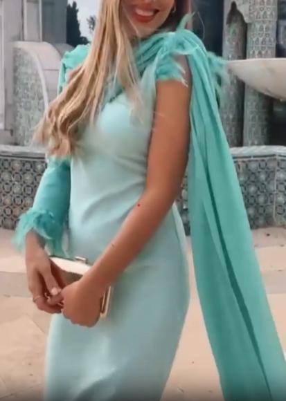 Asymmetric Cape - Sleeve Midi Dress