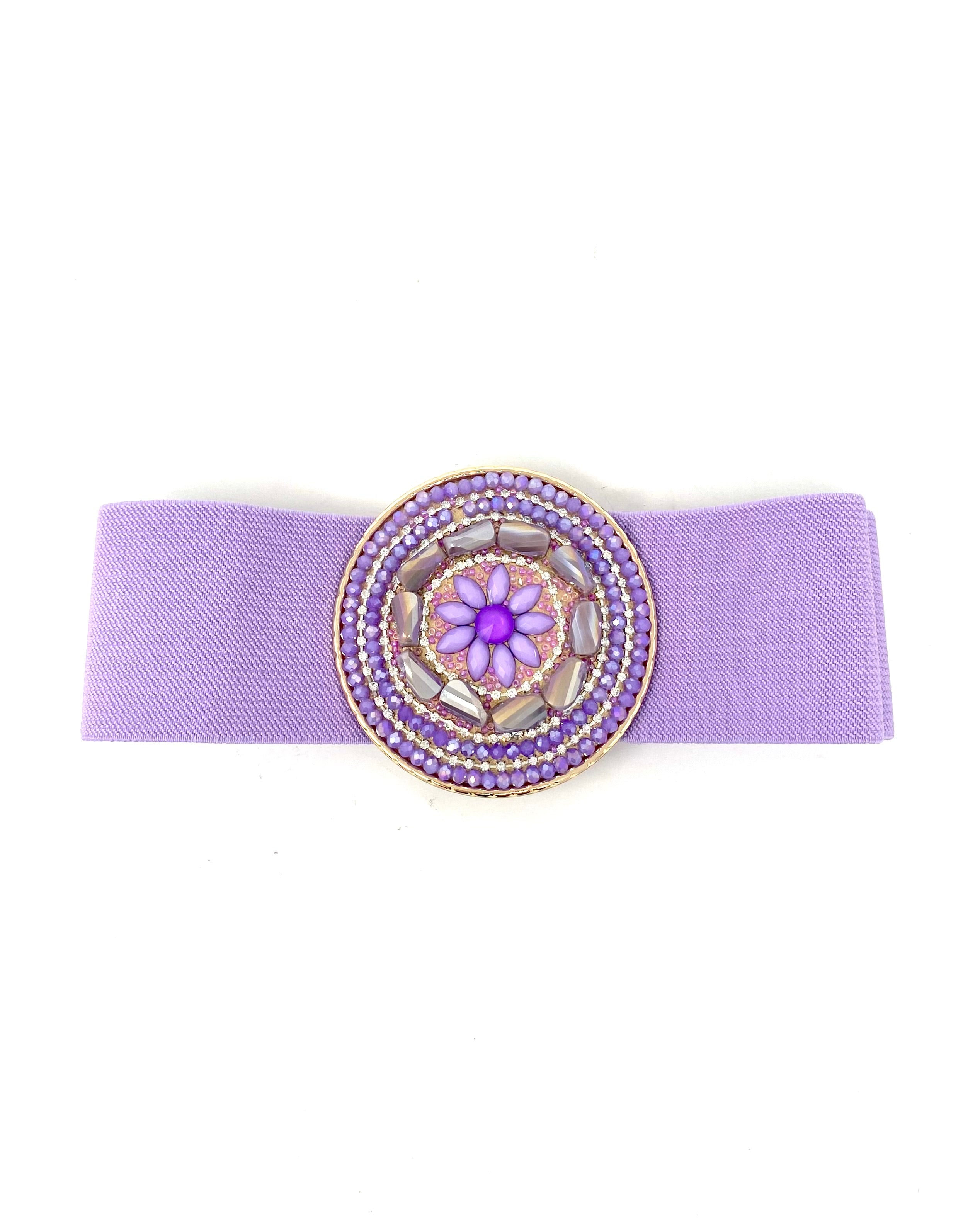Cinturón Anaís malva