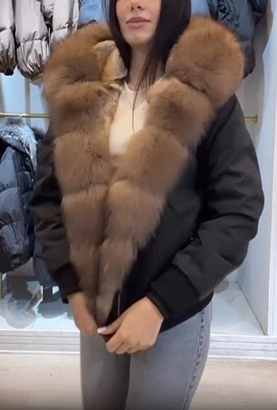Faux Fur Trim Jacket