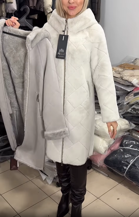 Reversible Faux Fur and Suede - Style Coat