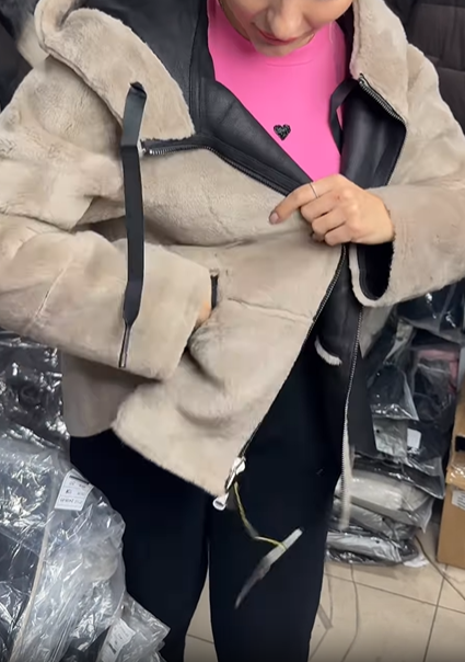 Reversible Shearling - Style and Leather - Like Jacket