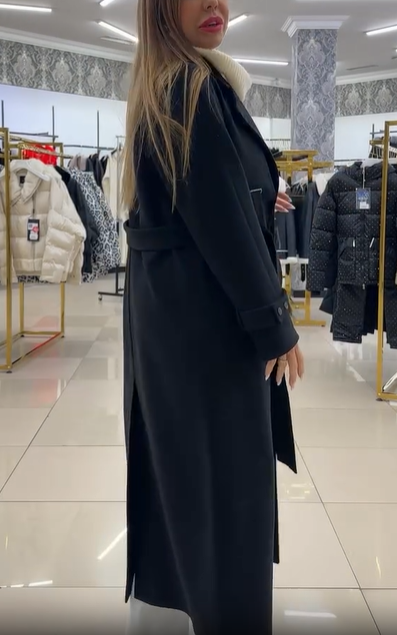 Wool - Blend Trench Coat